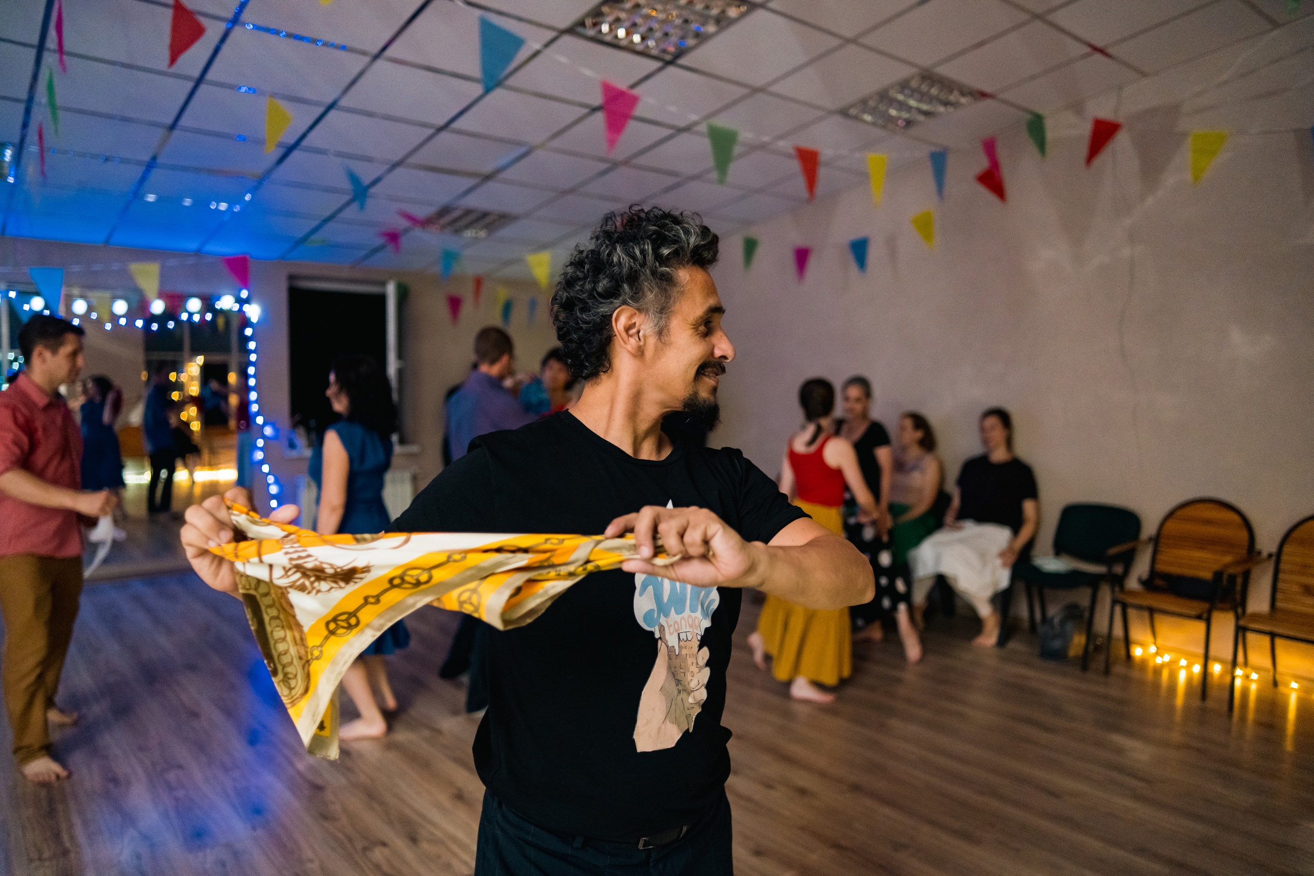 Вечеринка аргентинских фольклорных танцев в Орле